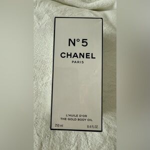 Chanel gold body oil